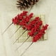 thumbnail image 5 of Xihbxyly Rama de Frutos Rojos, Corona de Acebo Artificial Realista, Decoración Artesanal, Diseño Duradero, Decoración para El Hogar, La Oficina y El Jardín, Ideal para Bodas, 10 Piezas, 20 Cm, 5 of 7