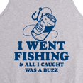 thumbnail image 2 of Instant Message - Went Fishing Caught A Buzz - Men's Jersey Tank Top, 2 of 5