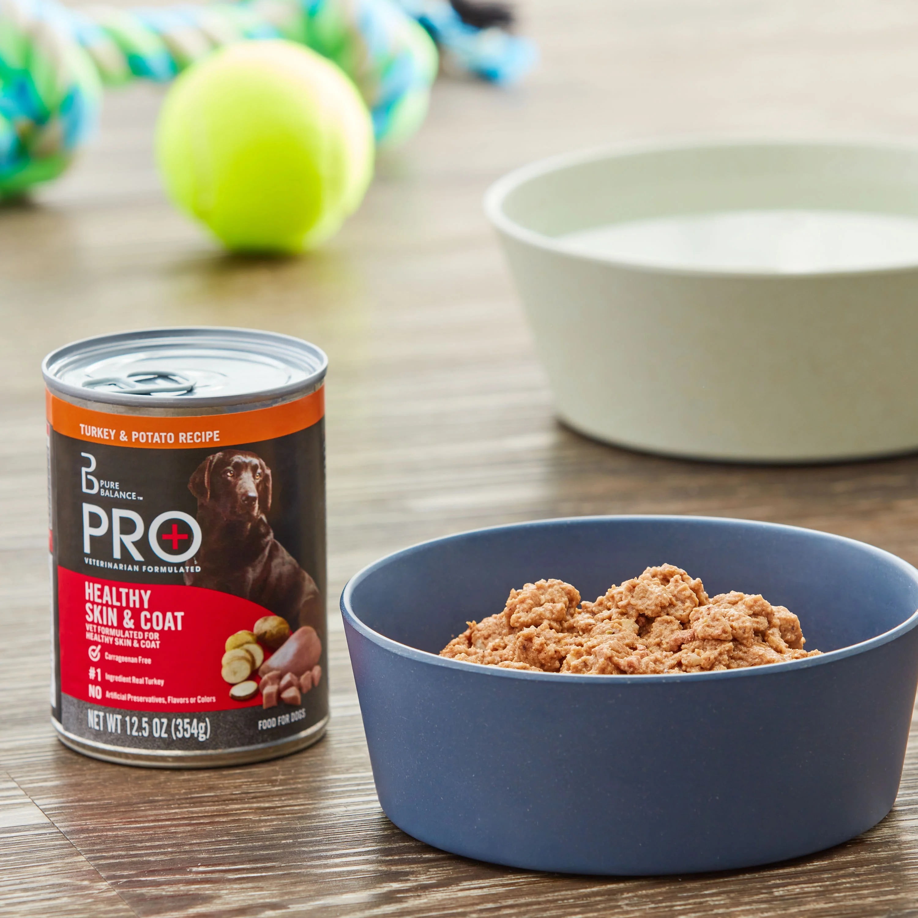 (12 pack) Pure Balance Pro+ Turkey & Potato Recipe Wet Dog Food, 12.5 oz Can