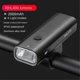 thumbnail image 2 of ROCKBROS Bicycle Light Aluminum Alloy Type-C Charging Smart Bicycle Front Light Suspension Version L, 2 of 5