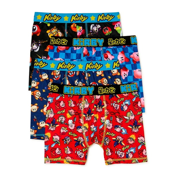 Kirby Boy's Kirby 4pk Boxer Brief, Size 414