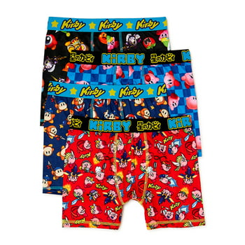 4-Pack Kirby Boy's Kirby Boxer Brief, Size 4-14