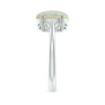 thumbnail image 6 of Angara Natural Opal Ring - Oval Solitaire 1.45 ct Opal Cocktail Ring for Women | October Birthstone Jewelry | 14K White Gold Opal Ring (Ring Size = 4.5), 6 of 12