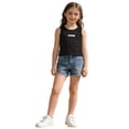 thumbnail image 4 of Zynoxe Tank Tops for Girls Comfy Breathable Crew Neck Sleeveless Top Versatile Casual Solid Color Summer Tops Cute Clothes for Toddler Girls 12 Months-9 Years 12 Months, 4 of 9