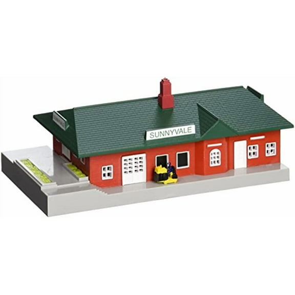 Bachmann Trains PLASTICVILLE U S A BUILT UP BUILDING PASSENGER STATION N Scale