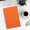 thumbnail image 5 of Clearance Under $2, 1 Pack A5 Spiral Notebook, Lined Journal with Faux Leather Cover, Wirebound Notepad with Premium Paper for Office & Note Taking, Paper, 21x14cm(Orange), 5 of 6