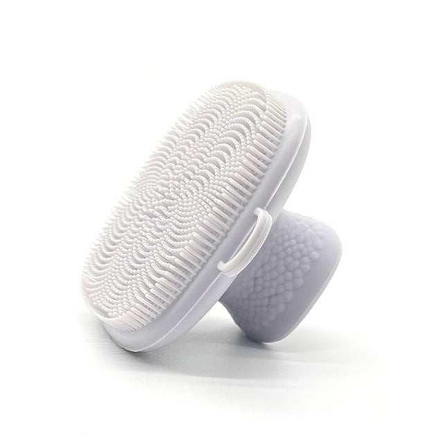 Cepillo de limpieza facial de silicona, cepillo de limpieza facial manual, cepillos de limpieza facial a prueba de agua para limpiar y exfoliar