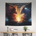 thumbnail image 2 of Yiaed Red And White Flame Fox Print Tapestry for Bedroom,Tapestry Wall Tapestries, Tapestry Aesthetic for Living Room Dorm Room 51" X 60", 2 of 6