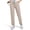 Beige, variant on Women's Golf Pants, High Waisted Stretch Casual Travel Pants, 7/8 Ankle Business Work Slacks with 4 Pockets