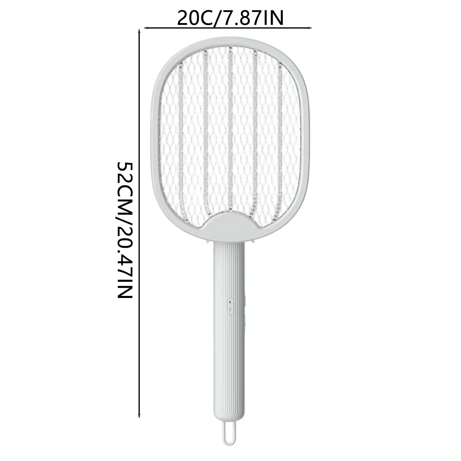 JIhuahe Mosquito Killer 2 in 1 - Rechargeable Folding Electric Mosquito Swatter with Killing Lamp, Fully Automatic Trap & Repellent, for Home Use
