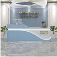 thumbnail image 3 of Beauty salon bar cashier company front desk paint baking clothing store modern simple arc creative medical beauty My Lux Decor Round, 3 of 6