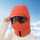 thumbnail image 1 of Máscara Facial Térmica, Pasamontañas Antiviento con Gafas, Máscara de Esquí Invernal con Forro Polar, Indumentaria para la Cabeza en Climas Fríos para Ciclismo, Carreras y Deportes al Aire Libre., 1 of 8