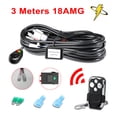 thumbnail image 2 of LED Light Bar Wiring Harness Kit, 2 Leads Wireless Remote Control Wiring Harness Kit 18AWG Core Cable Wiring Harness Kit for Car Fog Lights Work Driving Lights Bar Fit 1 Light, 2 of 6