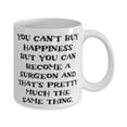 thumbnail image 2 of You Can't Buy Happiness but You Can Become a. Surgeon 15oz Mug, Appreciation Surgeon Gifts, Cup For Friends from Friends, Gifts for coworkers, Gift ideas for colleagues, Christmas gifts for, 2 of 6