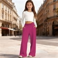 thumbnail image 2 of Kids Boys Sweatpants Elastic Waist Jogger Sweatpants with Pockets Boys Solid Pants Pink Sweatpants Girls Kids Spring Fall Sweatpants 9-10 Years, 2 of 5