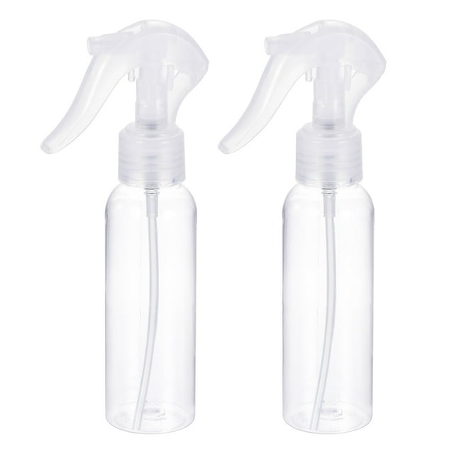 Unique Bargains 100ml Spray Bottles Refillable Mist Sprayer Plastic Clear 2 Pack