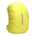 thumbnail image 4 of Mochila impermeable con funda impermeable para viajes al aire libre (35L Amarillo), 4 of 7
