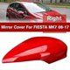 thumbnail image 3 of Right wing door mirror cover side mirror cover shell compatible with Ford Fiesta MK7 2008-2017 red, 3 of 5