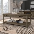 thumbnail image 2 of Bestar Isida 44W Coffee Table in brown oak, 2 of 3