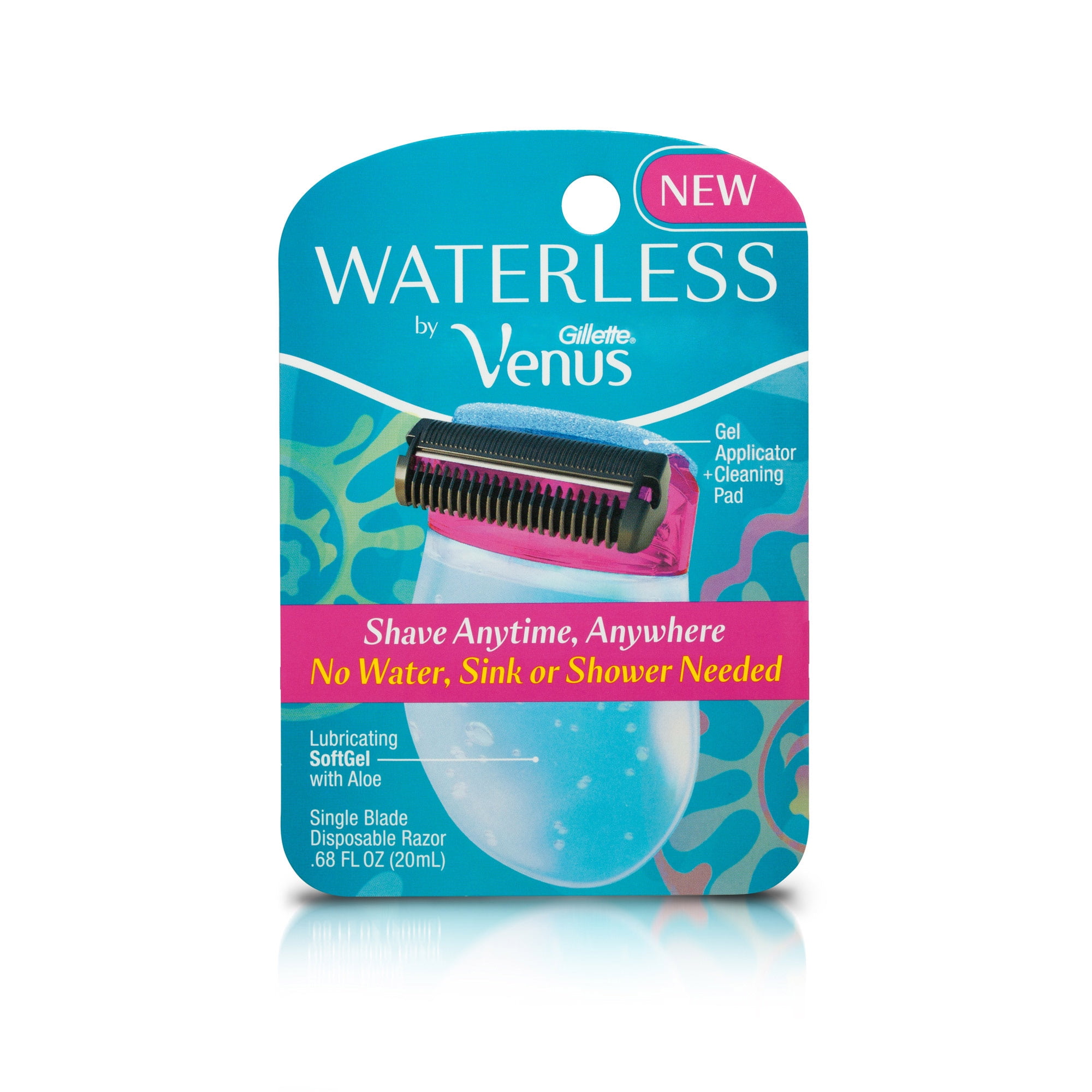 Gillette Venus Waterless Disposable Razor, Package Dimensions 3.9
