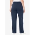 thumbnail image 2 of Woman Within Plus Size Better-Fleece Side-Stripe Pull-On Sweatpants, 2 of 3