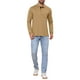 thumbnail image 2 of INSPIRE CHIC Camiseta Polo de Golf para Hombre con Botones Contrastantes, Cuello, Bolsillo y Mangas Largas 2XL Caqui, 2 of 6