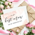 thumbnail image 4 of Koyal Wholesale Wedding Day Gift Cards Set with Envelopes Set of 12, Pink Watercolor, 4 of 5