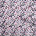 thumbnail image 1 of oneOone Velvet Light Pink Fabric Asian Suzani Craft Projects Decor Fabric Printed By The Yard 58 Inch Wide, 1 of 5