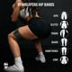 thumbnail image 4 of Bandas de cadera Gymreapers de tela antideslizante, 3 niveles de resistencia, 4 of 9