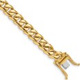 thumbnail image 1 of 10K Yellow Gold 7.25Mm Hand-Polished Rounded Curb Link Bracelet (Width 7.25) (Length 8) - Jbsp, 1 of 5