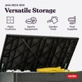 thumbnail image 6 of Keter Java 230 Gallon XL Durable Resin Outdoor Deck Box Storage Organization, Grey, 6 of 17
