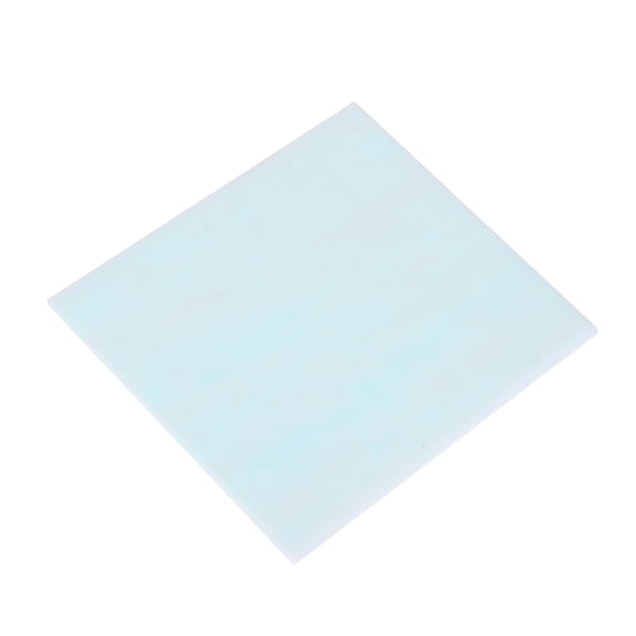 Stained Glass Sheet Mosaic Tile 3.9 Inch x 3.9 Inch Light Blue, Stained Glass Sheets for Crafts Project