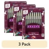 (3 pack) Brach's Holiday Cherry Candy Canes, Christmas Candy Canes, 5.3 oz, 12 Count