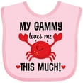thumbnail image 3 of Inktastic Gammy Loves Me Grandchild Boys or Girls Baby Bib, 3 of 4