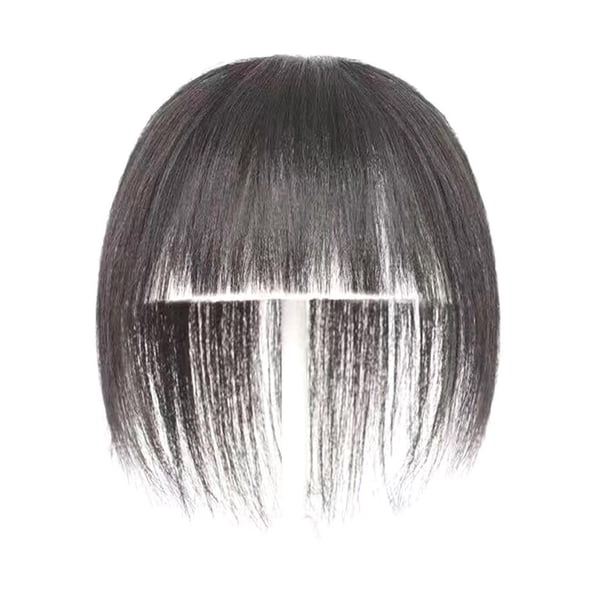 Ruifaya Peluquín con clip y flequillo para extensión de cabello fino