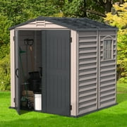 Duramax 6x6 StoreMate Plus Plastic Vinyl Shed with Molded Floor