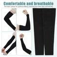 thumbnail image 6 of WEUVEB 2-Pack Breathable Basketball Arm Sleeves with UPF Sun for Men, Lightweight Sports, 6 of 8
