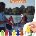 thumbnail image 4 of 12 Pieces Color Manual Easy Can Opener, Premium Plastic Shields Tab Openers, Leakproof Soda Can Lid, 4 of 5