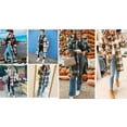 thumbnail image 5 of Fantaslook Flannel Shirts for Women Button Up Plaid Shirt Long Pocketed Shacket Jacket Coat, 5 of 7