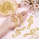 thumbnail image 3 of 8 parches bordados termoadhesivos con notas musicales. Parches bordados para planchar o coser. Parches de reparación bordados., 3 of 9