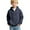 Navy, variant on WQNVRNR Boy's Waffle Knit Hoodie- Casual Spring Half Zip Long Sleeve Tops with Pocket Green Size 6