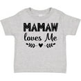 thumbnail image 3 of Inktastic Mamaw Loves Me Grandchild Girls Toddler T-Shirt, 3 of 5