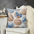 thumbnail image 2 of nygtbtfer Outdoor Throw Pillow Cover Vintage Watercolor Easter Egg Waterproof Cushion  Pack Abstract Eggs on White Pillow Cases Home Decoration for Patio Garden Couch Sofa, 2 of 5