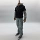 thumbnail image 4 of 2x 1/6 Scale Mens Pullover Sweatsuit & Jeans & Sneakers para Figura Masculina de 12 Pulgadas Accesorios para El Cuerpo, 4 of 8