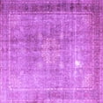thumbnail image 1 of Ahgly Company Indoor Square Persian Purple Traditional Area Rugs, 5' Square, 1 of 4
