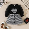 thumbnail image 3 of Toddler Baby Girls Clothes Skirt Outfits Set 2 Piece Long Sleeve Ruffle Shirt Corduroy Mini Skirt Dress Outfit Toddler Boy Girl Winter Outfits for Toddler Kids 4T, 3 of 9