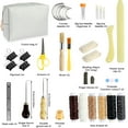 thumbnail image 2 of 49 Pcs Bookbinding Kit Hand Book Binding Starter Tools Set Book Binding Kits for Beginners Binding Supplies with Large-Eye Needles Awl Waxed Thread Steel Ruler for DIY Bookbinding Crafts, 2 of 6