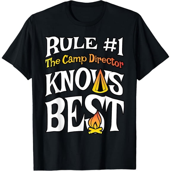 Funny Gift for Camp Director | Summer Camp Campsite Apparel T-Shirt