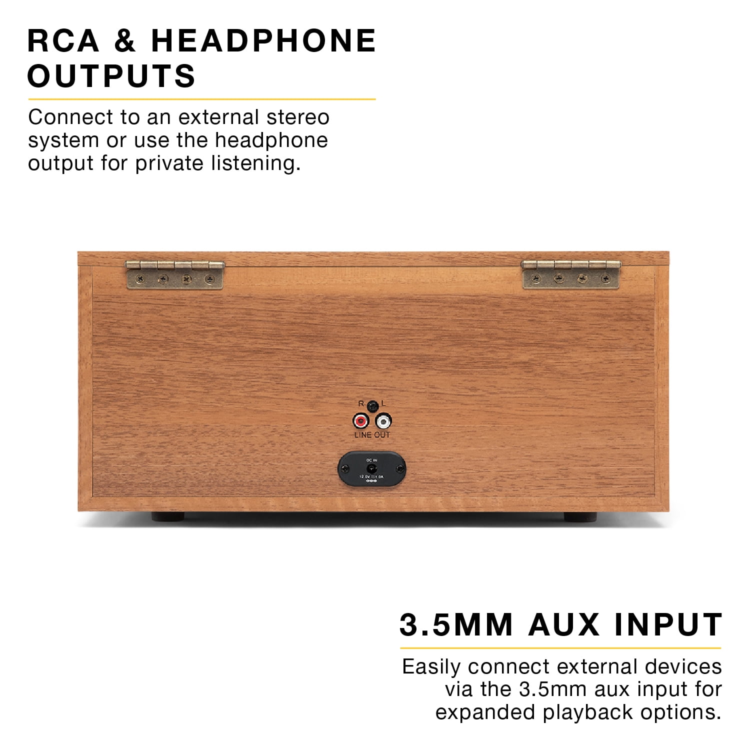 Victrola Venture Vista - 5-in-1 Record Player: Turntable, CD Player, Bluetooth, and VINYLSTREAM