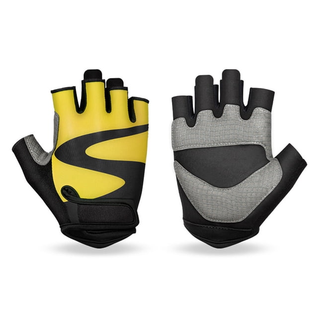 Xingzhi Cycling Mitten Hand Wraps Inner Gloves Shockproof Thicken Design Equipment Wear-resistance Non-slippery Hands Protector Yellow